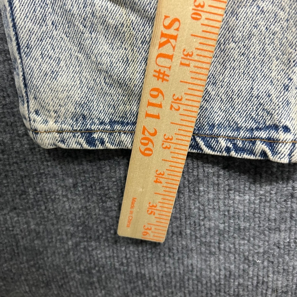 Levi's 550 Jeans Men's Blue Denim Straight Pockets Classic Zip Fly - 35X33 - Picture 6 of 14